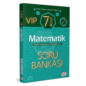 7 Sınıf VIP Matematik Soru Bankası Editör Yayınları