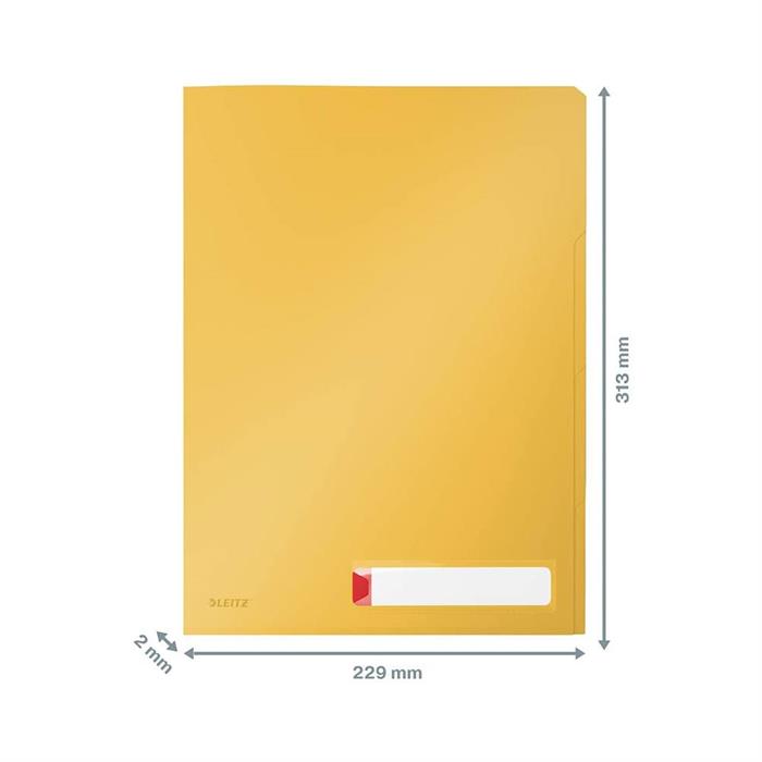 Leitz Cosy L Gizlilik Dosyası A4 Sarı 47080019