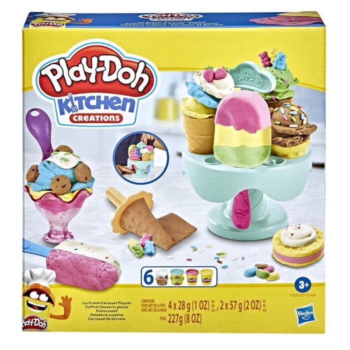 Play-Doh Mutfak Atölyesi Dondurma Seti E5112-F5332