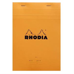 Rhodia Classic Üstten Zımbalı A5 Çizgili Defter Orange 16400C