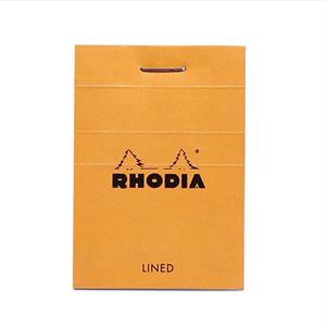 Rhodia Classic Üstten Zımbalı A8 Çizgili Defter Orange 10600C