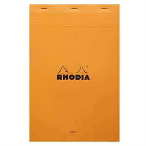 Rhodia Classic Üstten Zımbalı A4 Çizgili Defter Orange 19600C