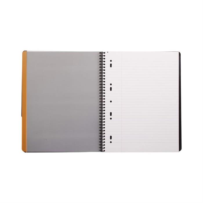 Rhodia A4+ Wirebound Softback Business Notebook Black 119236C
