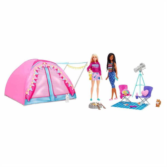 Barbie Malibu ve Brooklyn Kampta Oyun Seti HGC18
