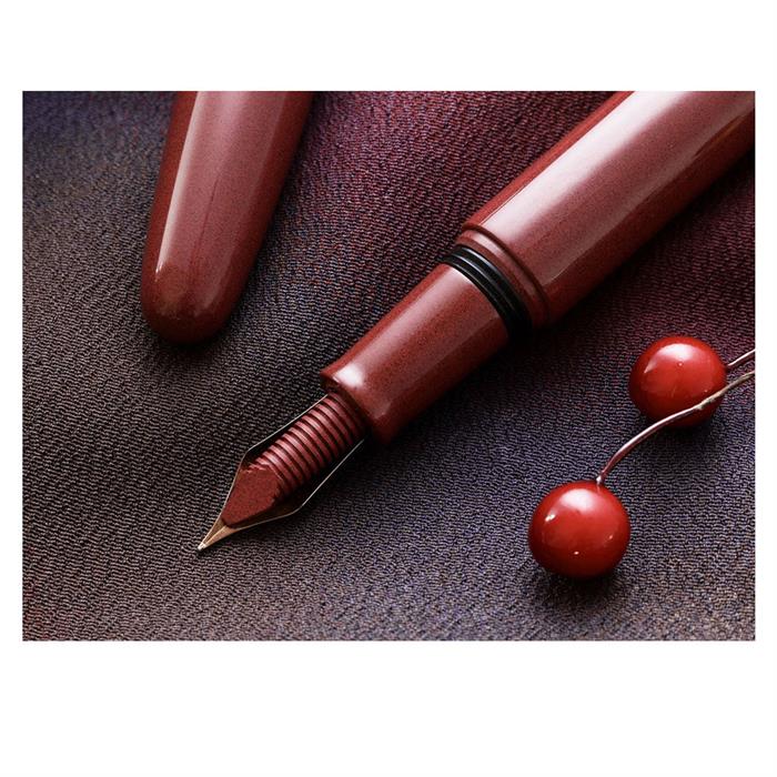 Wancher Dream Pen True Ebonite Sand Red F Uç Dolma Kalem EBSF