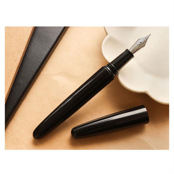 Wancher Dream Pen True Ebonite Silk Black B Uç Dolma Kalem EBSB