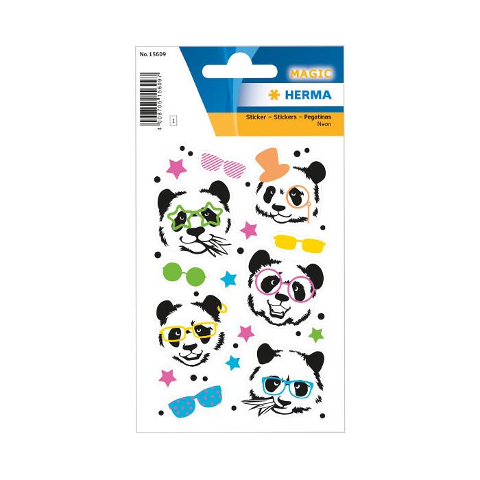Herma Magıc Etıket Panda, Neon Foıl