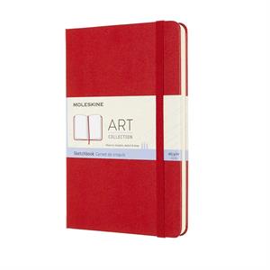 Moleskine Art Collection Sketchbook 11.5x17.5 Scarlet Red