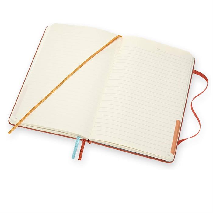 Moleskine Voyageur Travellers Notebook 11.5x17.5 Hibiscus Orange