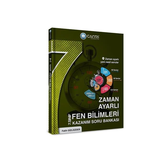 7 Sınıf Yeni Fen Bilimleri Zaman Ayarlı Kazanım Soru Bankası Çanta Yayınları