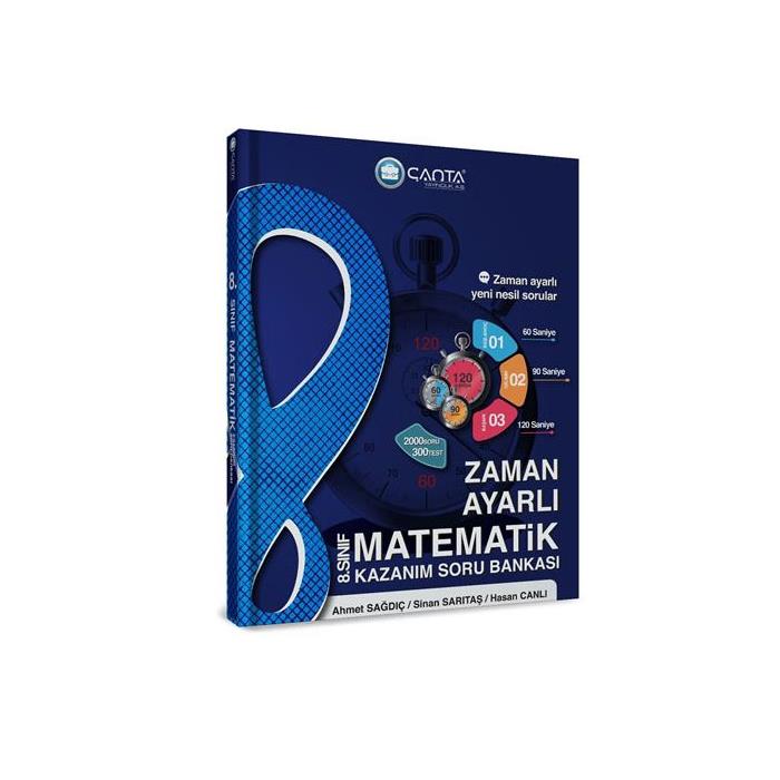8 Sınıf Yeni Matematik Zaman Ayarlı Kazanım Soru Bankası Çanta Yayınları