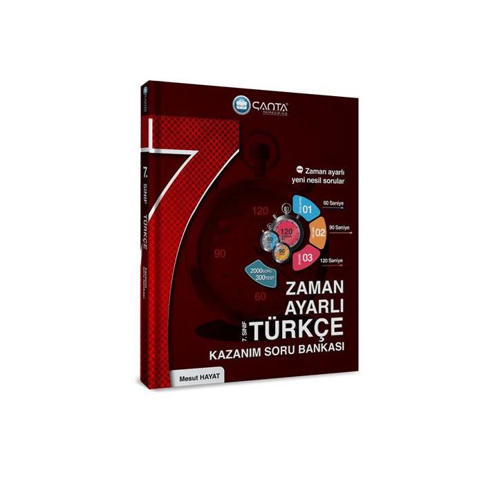 7 Sınıf Yeni Türkçe Zaman Ayarlı Kazanım Soru Bankası Çanta Yayınları