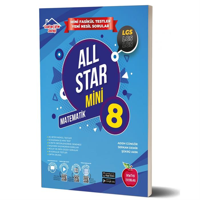 8 Sınıf All Star Mini Matematik Newton Yayınları