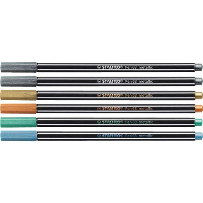 Stabilo Pen 68 Keçeli Kalem Metalik 6 Renk 6806-8-32