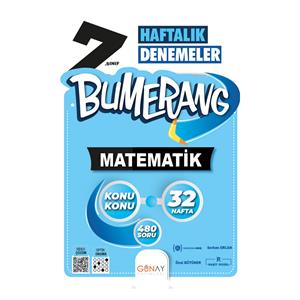 7 Sınıf Bumerang 32 Haftalık Matematik Deneme Günay Yayınları