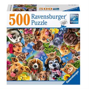 Ravensburger Puzzle 500 Parça Eğlenceli Hayvanlar 803576