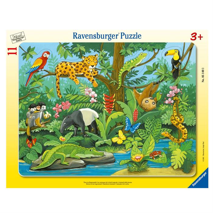 Ravensburger Çocuk Puzzle 11 Parça Hayvanlar 51403
