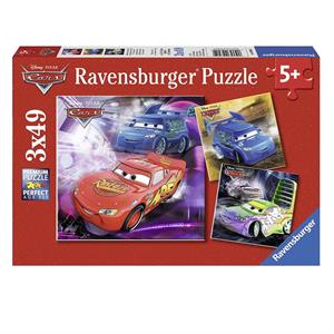 Ravensburger Puzzle 3x49 Parça Disney Arabalar 093052 
