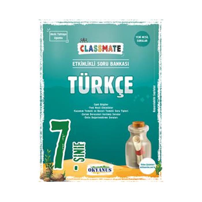 7 Sınıf Classmate Türkçe Soru Bankası Okyanus Yayınları