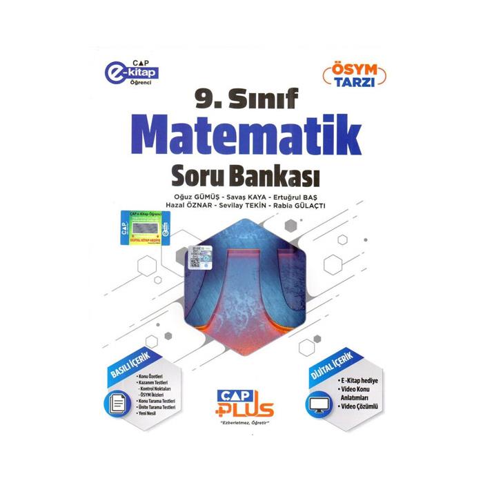9 Sınıf Matematik Anadolu Lisesi Soru Bankası Çap Yayınları
