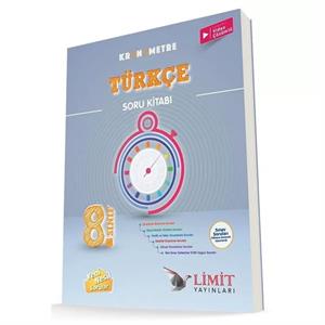 8 Sınıf Kronometre Türkçe Soru Kitabı Limit Yayınları