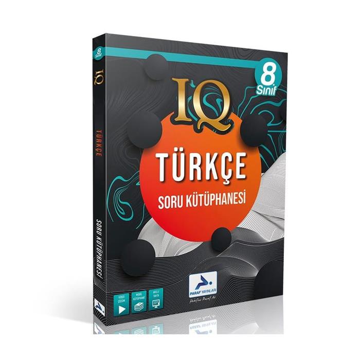 8 Sınıf IQ Türkçe Soru Kütüphanesi Paraf Yayınları