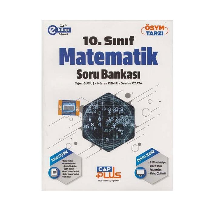 10 Sınıf Matematik Anadolu Lisesi Soru Bankası Çap Yayınları
