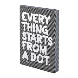 Nuuna Graphic A5 Everything Starts From A Dot Noktalı Defter 52156