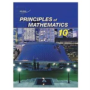 Principles of Mathematics 10 Student Book Text Online PDF Files