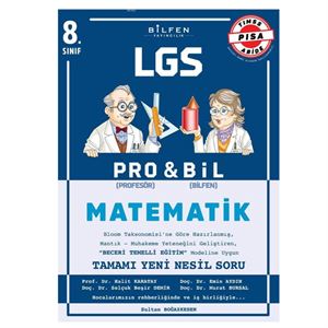 8 Sınıf LGS Matematik Probil Soru Bankası Bilfen Yayınları