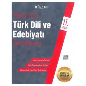 11 Sınıf Pro Test Türk Dili ve Edebiyatı Soru Bankası Bilfen