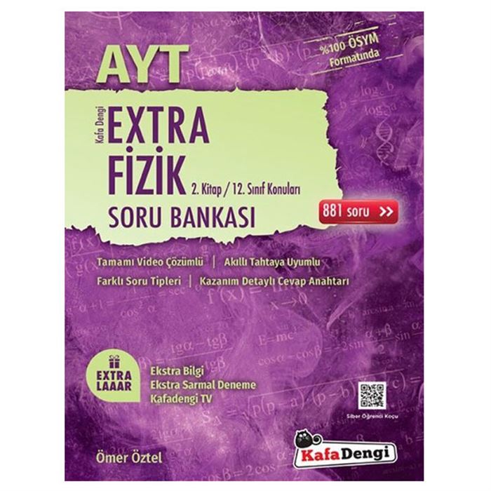 AYT Extra Fizik Soru Bankası 2 Kitap Kafa Dengi Yayınları