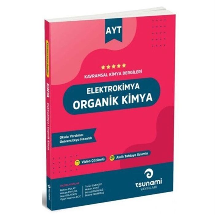 AYT Elektrokimya Organik Kimya Tsunami Yayınları