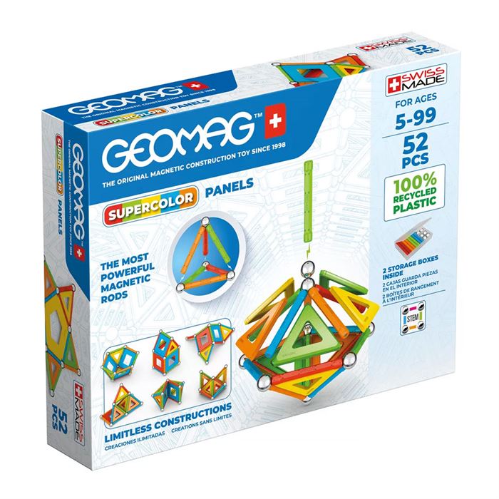 Geomag Supercolor Panels Recycled 52