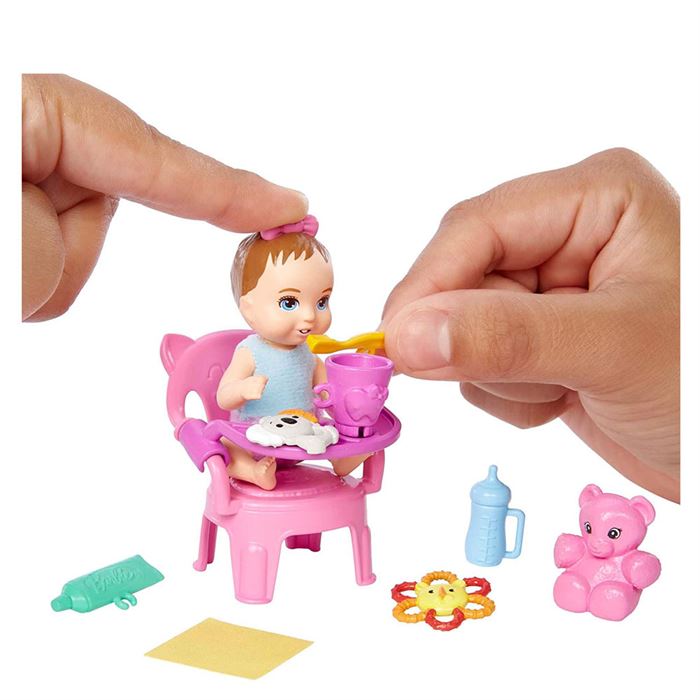 Barbie Bebek Bakıcısı Özellikli Minik Bebekler GHV83-HJY29