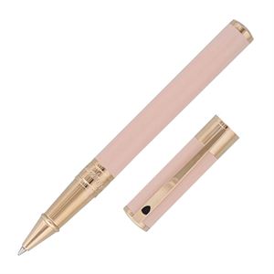 S.t. Dupont D-Initial Pink Lacquer and Rose Gold Roller Kalem 262278