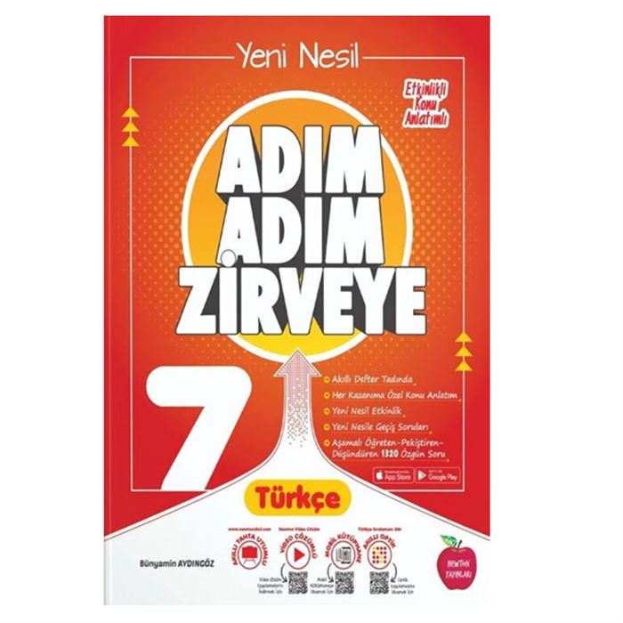 7 Sınıf Türkçe Adım Adım Zirveye Newton Yayınları