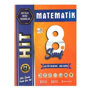 8 Sınıf Matematik HİT 40 Deneme Mozaik Yayınları