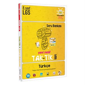 8 Sınıf Türkçe Taktikli Soru Bankası Tonguç Yayınları