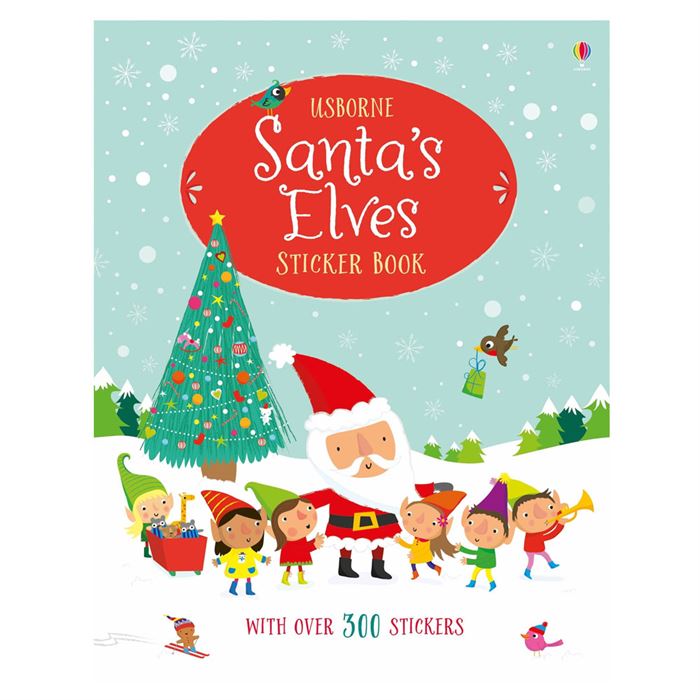 Santa's Elves Sticker Book Usborne