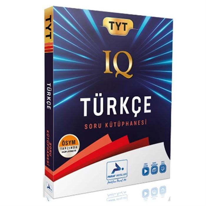 TYT IQ Türkçe Soru Kütüphanesi Paraf Yayınları