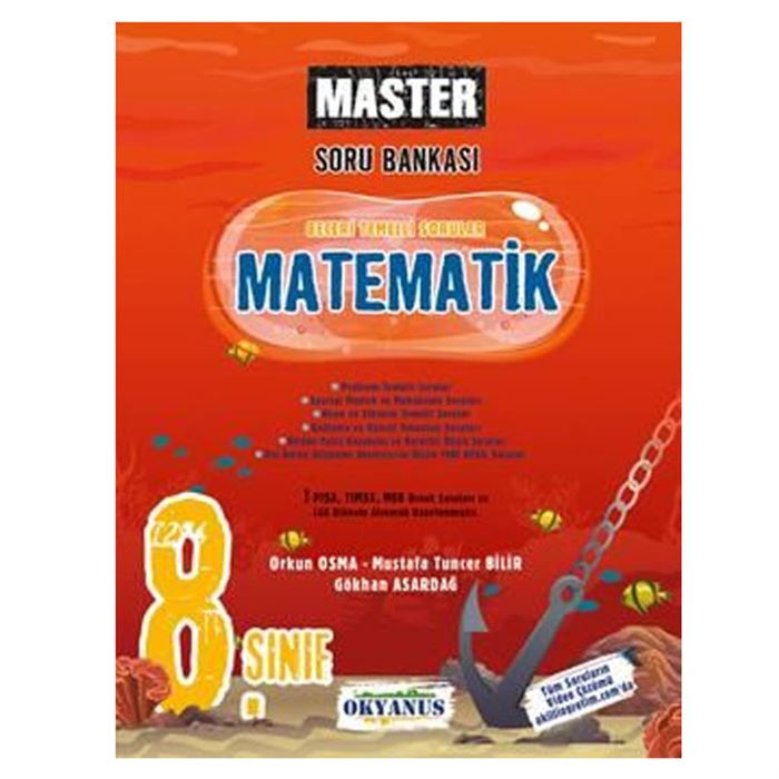 8 Sınıf Master Matematik Soru Bankası Okyanus Yayıncılık