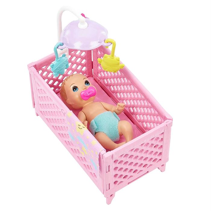Barbie Bebek Bakıcısı Bebeği ve Aksesuarları Oyun Setleri FHY97-HJY33
