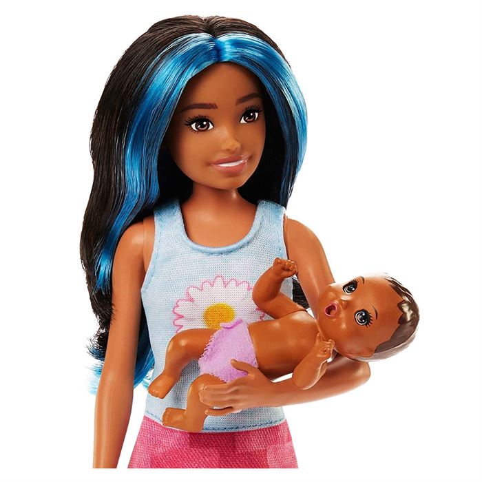 Barbie Bebek Bakıcısı Bebeği ve Aksesuarları Oyun Setleri FHY97-HJY34