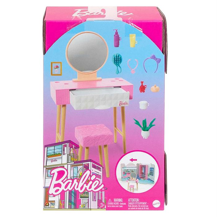 Barbie'nin Ev Dekorasyonu Oyun Setleri HJV32-HJV35