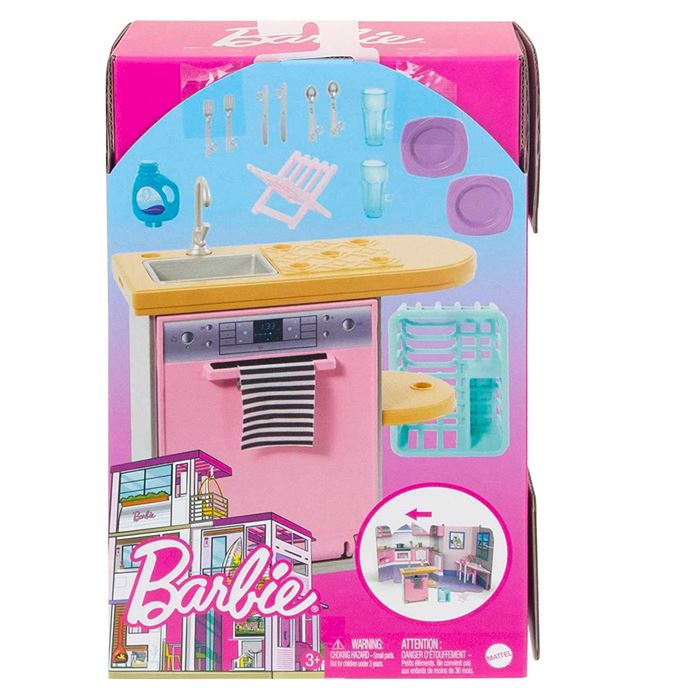 Barbie'nin Ev Dekorasyonu Oyun Setleri HJV32-HJV34
