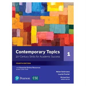 Contemporary Topics 1 With Essential Online Resources-Pearson ELT