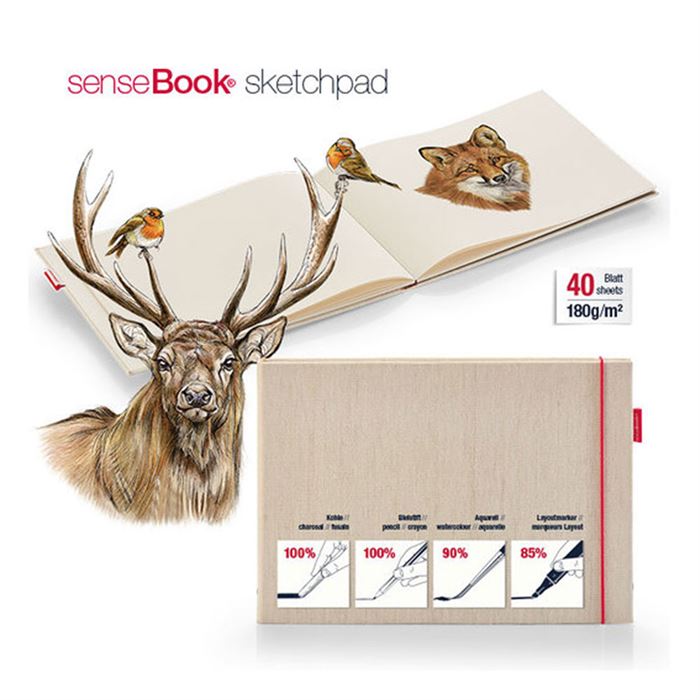 senseBook A4 Sketch Pad 180gr 75 061 400