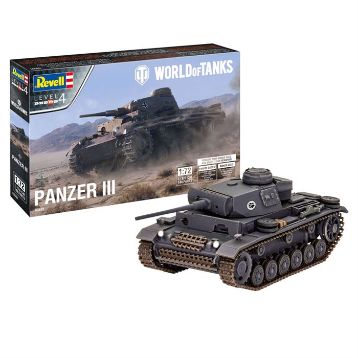 Revell Maket Panzer III World of Tanks 03501