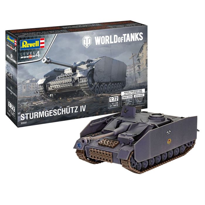 Revell Maket Sturmgeschütz IV World of Tanks 03502